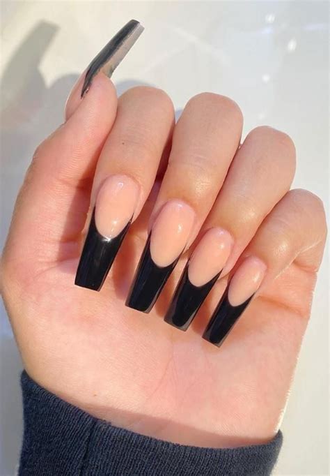 Of These Black Coffin Nails Art Enhancements Are The Most