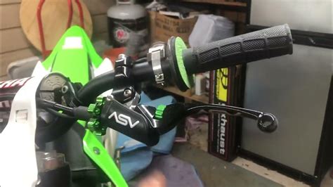 Kawasaki Klx300r Handlebar And Lever Modifications Youtube