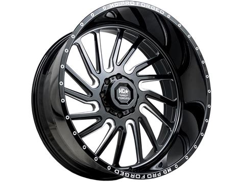 Luxxx Hd Forged Milled Gloss Black Pro Hornet Wheel Lux Forgedhdp