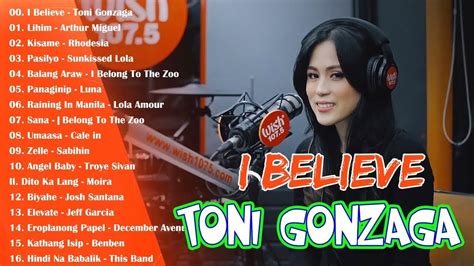 I Believe Toni Gonzaga LIVE On Bus WISH 107 5 Best OPM Tagalog