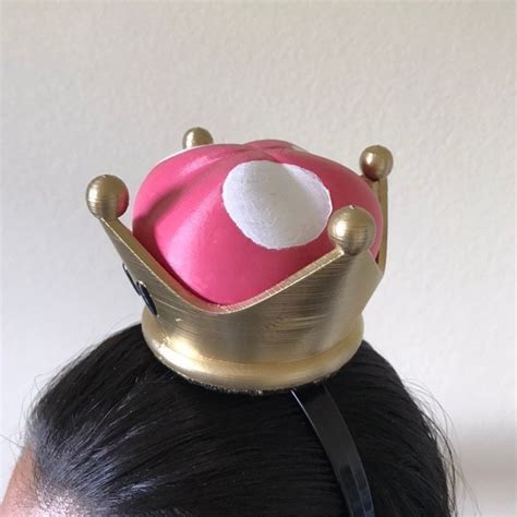 Bowsette Crown Cosplay Super Mario 3d Printed Etsy Uk