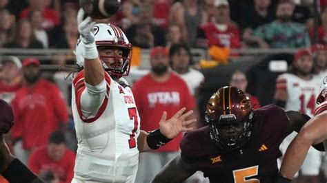 Arizona State Upsets No 16 Utah As Cam Rising Struggles In Return