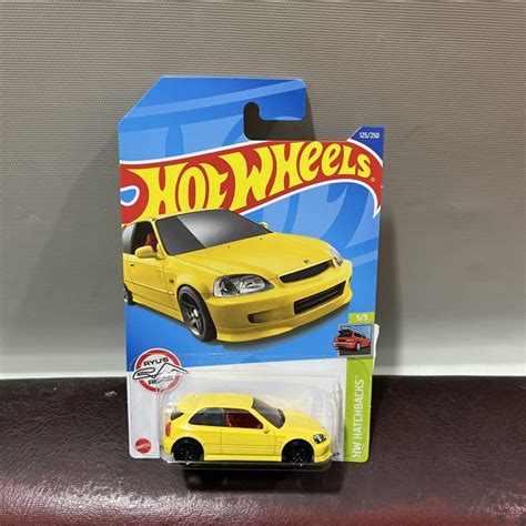 Jual Hotwheels Honda Civic Type R Ek9 Kuning Shopee Indonesia