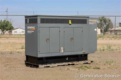 60 Kw Generac Sg60 Natural Gas Generator Sound Attenuated Enclosure 120 240 Volts 2018