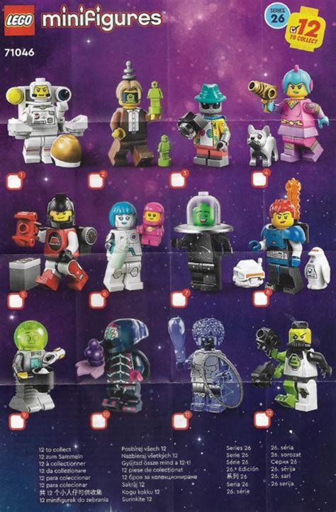 LEGO 71046 Minifiguren Serie 26 Weltraum eine erste Übersicht der QR