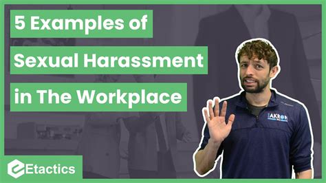 5 Examples Of Sexual Harassment In The Workplace Youtube