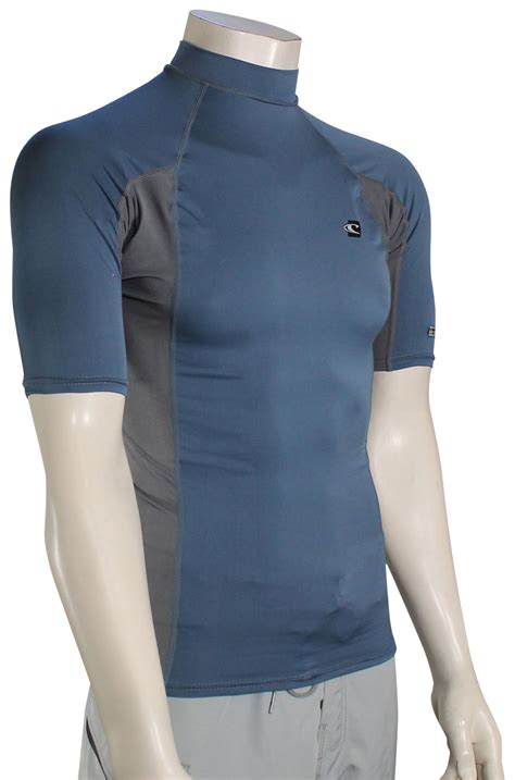 O Neill Premium Skins Rash Guard Blue Smoke Blue