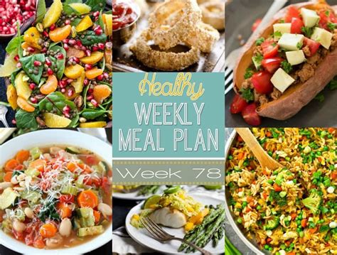 Healthy Weekly Meal Plan #78 - Yummy Healthy Easy