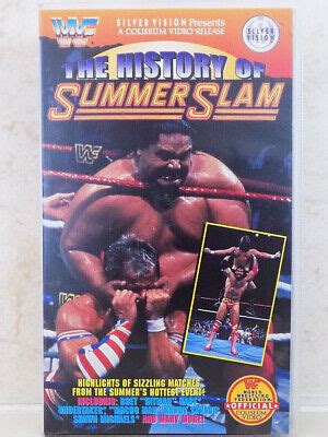 Wwf History Of Summerslam Wrestling Video Pal Vhs Tape Wcw Wwe Hasbro