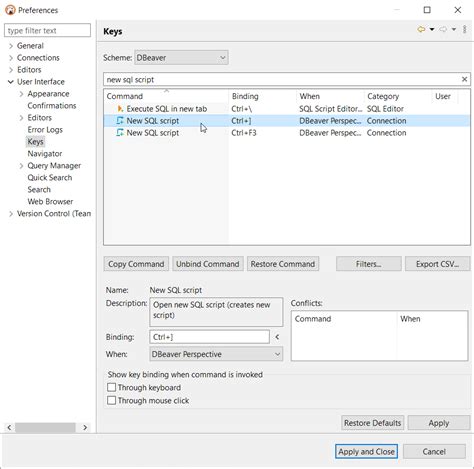 Req New Shortcut Key For Sql Editor New Sql Script Issue