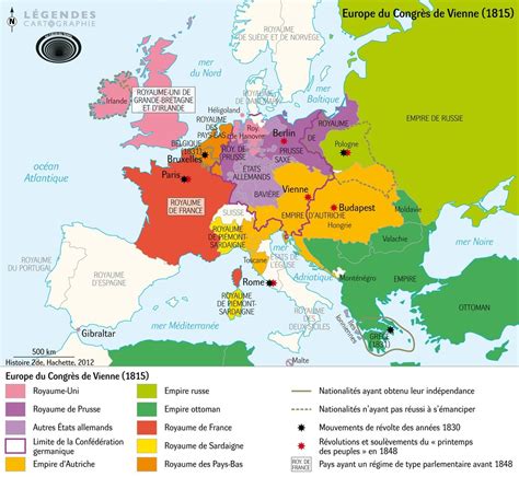 Europe After The Congress Of Vienna 1815 By Maps On The Web