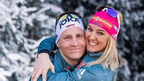 Ex Biathlon Star Denise Herrmann Wick Süße Liebesgrüße an ihren Ehemann