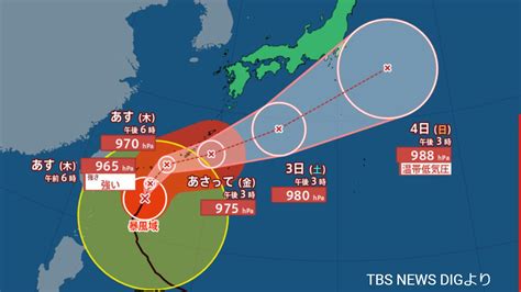 【台風情報最新・31日20時更新】台風2号 予報円に関東地方も 最新の台風進路予想は？雨はいつ降る？【主要エリア2週間予報】 Tbs News Dig