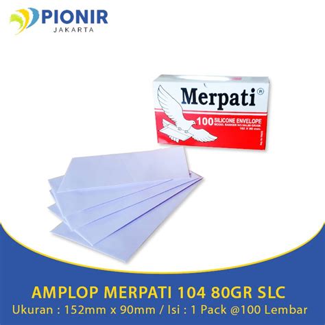 Jual AMPLOP MERPATI 104 80GR SLC Shopee Indonesia