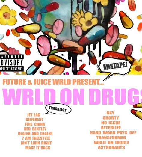 Juice Wrld Poster Wrld On Drugs Album Tracklist Poster Etsy Fashion Wall Art Photography