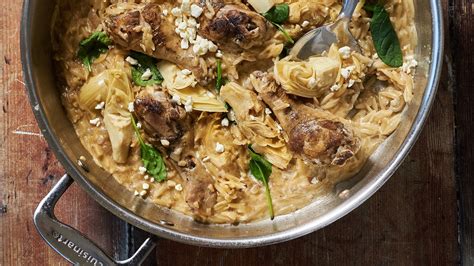 1 Pot Greek Chicken Drumsticks And Orzo Recipe