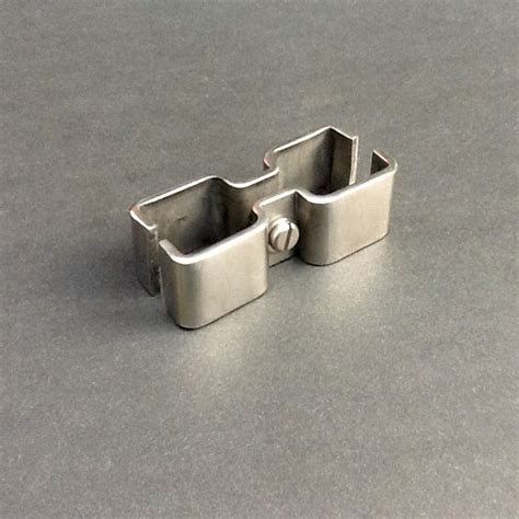 Square Tube Brackets Stainless Steel Square Box Section Clamping