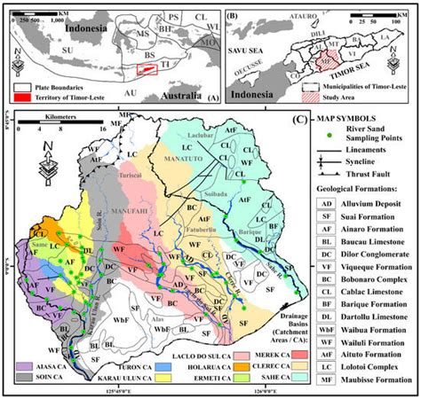 Geosciences Free Full Text Modern River Sand Geochemical Mapping In