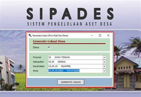 Putatgede SIPADES Persiapan Dan Generate Lokasi