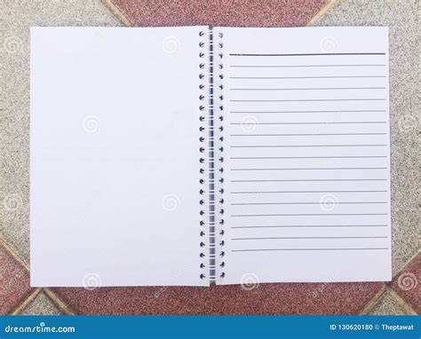 Notepad Is On Wooden Table Stock Photo Image Of Tablecan 130620180