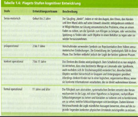 EP VL7 Kognitive Entwicklung Flashcards Quizlet