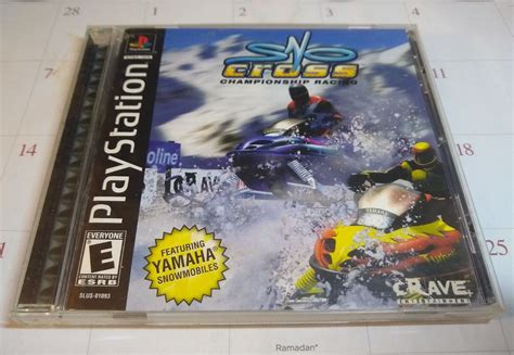 PlayStation 1 PS1 Game Sno Cross Championship Racing Sony 2000 CIB