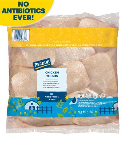 Perdue No Antibiotics Ever Fresh Chicken Thighs Lbs Qfc