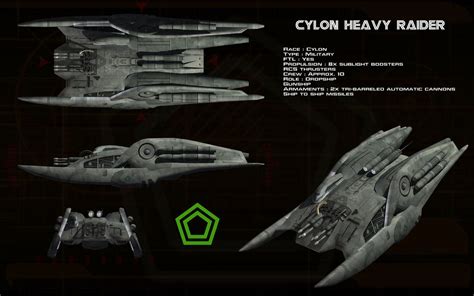 Cylon Heavy Raider ortho by unusualsuspex on DeviantArt Kampfstern Galactica, Battlestar ...