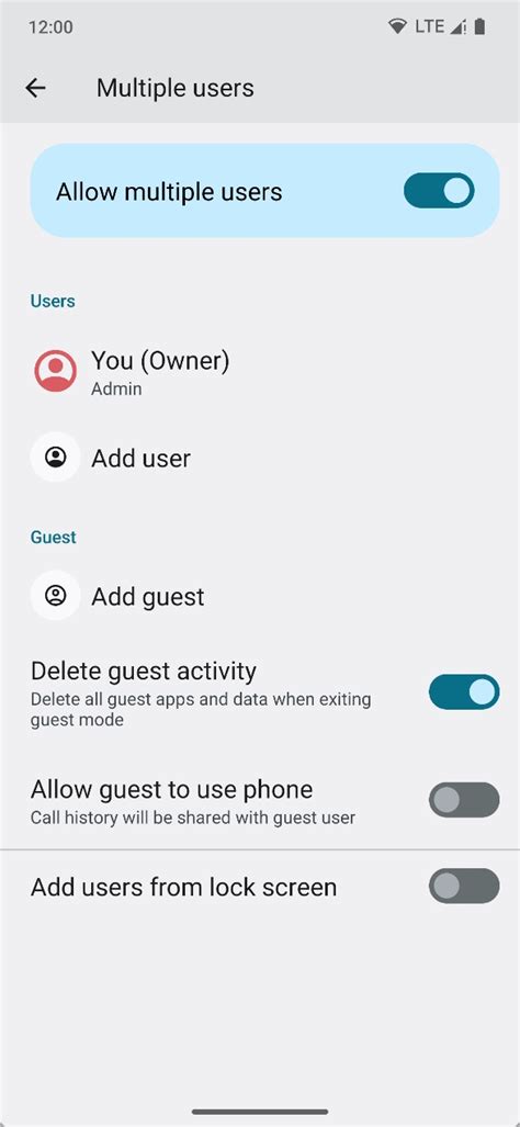 Mishaal Rahman On Twitter Under Settings System Multiple Users