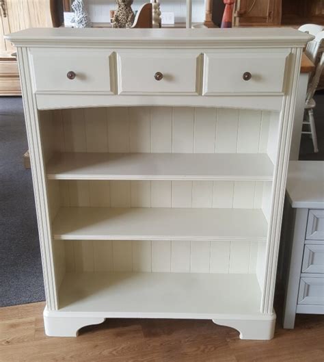 Ducal Pine Bookcase With Drawers Willow Furnishing Hand Painted