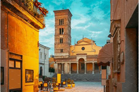 Terracina, Italy. Tower Of Cathedral | Architecture Stock Photos ...