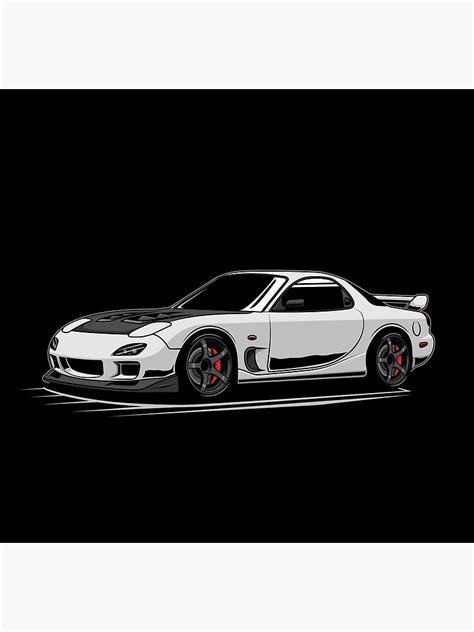 Póster Mazda Rx7 Motor Rotativo 1 De Hans Studio Redbubble