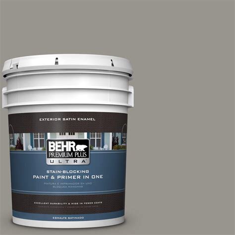 Behr Premium Plus Ultra Gal N Battleship Gray Satin Enamel