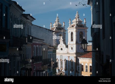 Church Of Nossa Senhora Do Rosario Dos Pretos In Largo Pelourinho