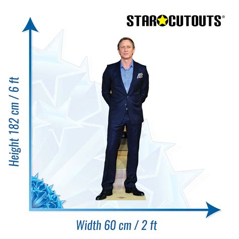 CS435 Daniel Craig Height 182cm Lifesize Cardboard Cutout – Star Cutouts
