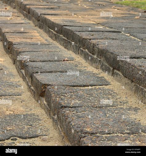 floor made of laterite stone Stock Photo - Alamy