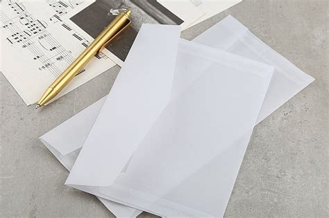 Transparent Envelopes White Clear Envelopes Clear Envelopes Etsy