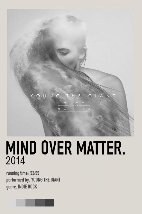 Mind Over Matter Album Poster | Young the giant, Minimalist music, Vintage music posters