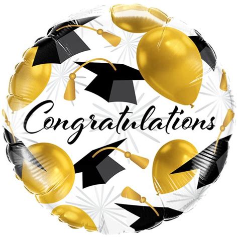 Congratulations Graduation Foil Balloon 18 Party Delights