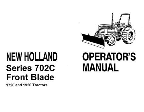 New Holland Series C Front Blade For And Tractors