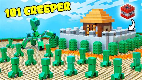 I Building The Strongest Defense Against A Mutant Creeper Invasion