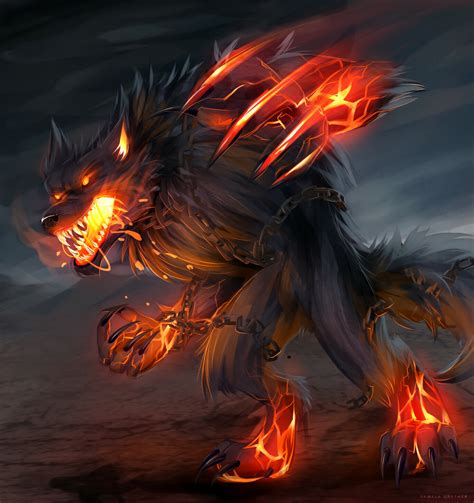 Artstation Fenrir Fanart Smite