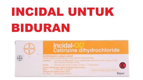 Incidal Obat Biduran