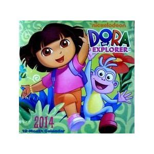 Dora The Explorer Month Square Wall Calendar Calendar By Nick