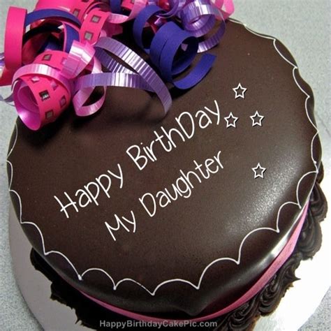 ️ Happy Birthday Chocolate Cake For My Daughter