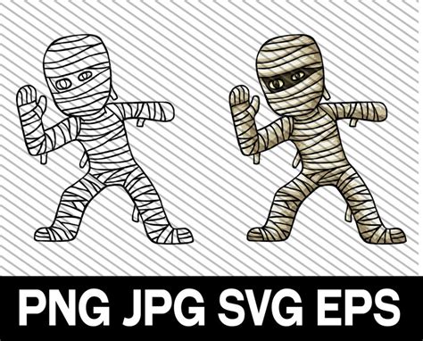 Mummy Mummy Clipart Svg Dxf Cut File Halloween Halloween Clipart