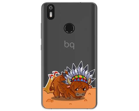 Funda Gel Transparente para Bq Aquaris X X Pro diseño Bufalo Dibujos