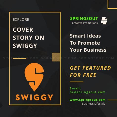 Cover Story on SWIGGY & Sriharsha Majety | Springsout