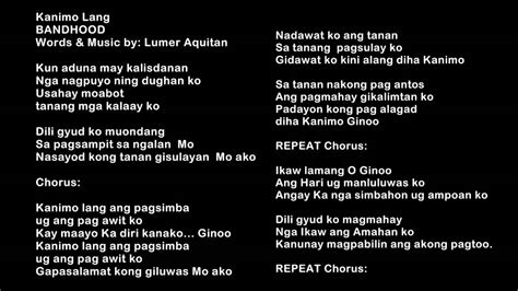 Kanimo Lang By Bandhood Audio And Lyrics Youtube