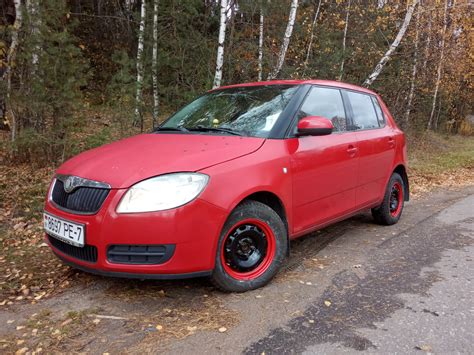 Переобул на зиму ну и пару фото на штампах — Skoda Fabia Mk2 14 л